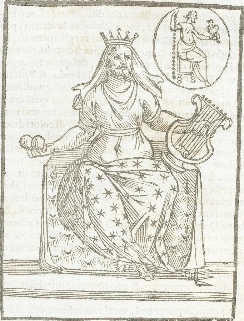 An illustration from Seconda Novissima Editione Delle Imagini De Gli Dei Delli Antichi Di Vicenzo Cartari Reggiano, 1626, leaf 170