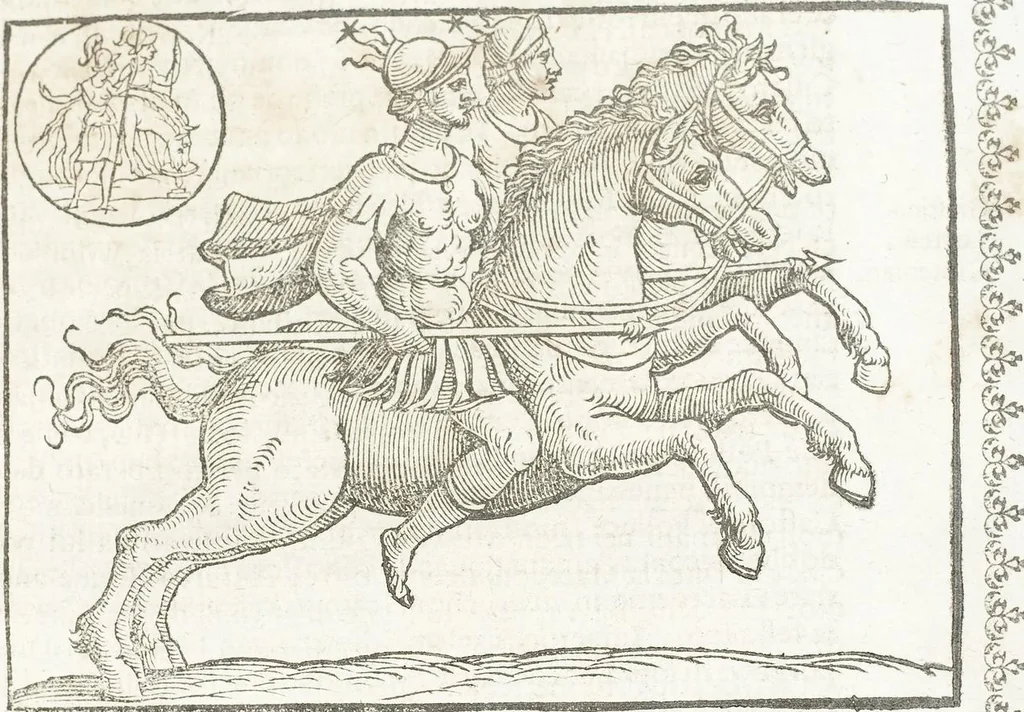 An illustration from Seconda Novissima Editione Delle Imagini De Gli Dei Delli Antichi Di Vicenzo Cartari Reggiano, 1626, leaf 201