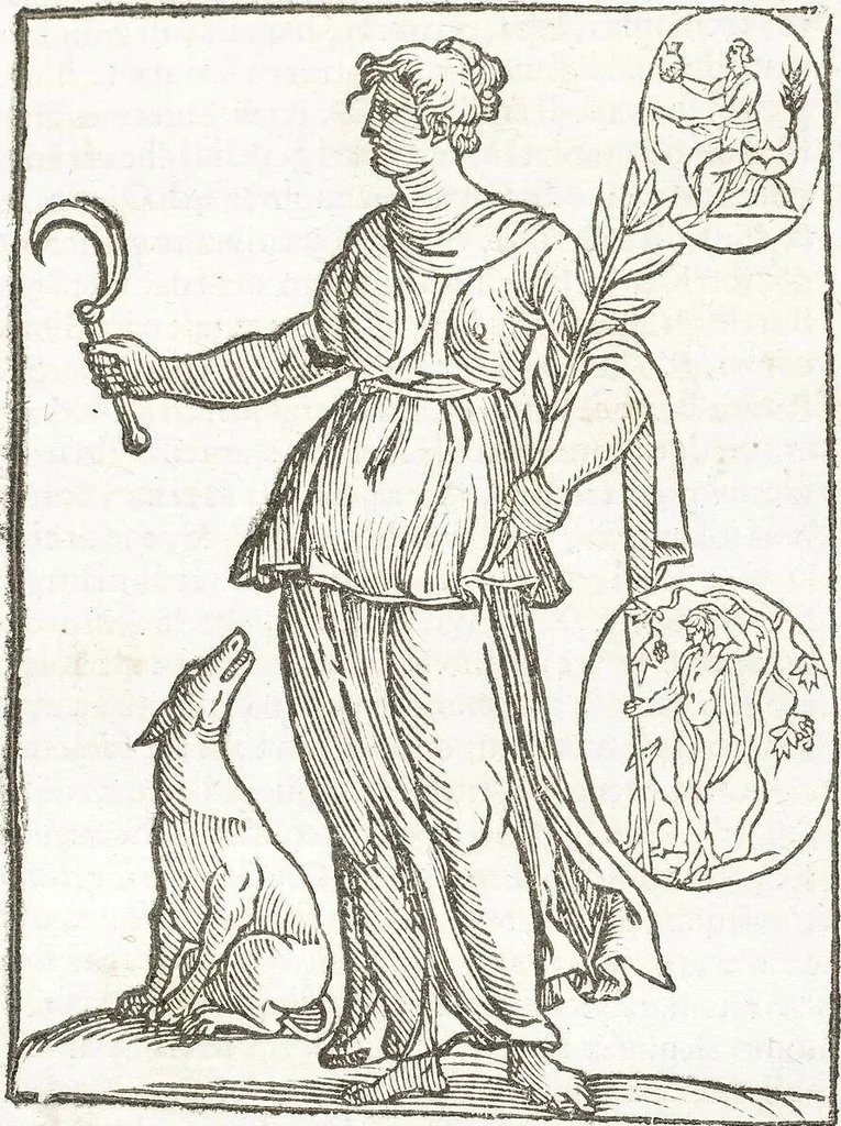 An illustration from Seconda Novissima Editione Delle Imagini De Gli Dei Delli Antichi Di Vicenzo Cartari Reggiano, 1626, leaf 239