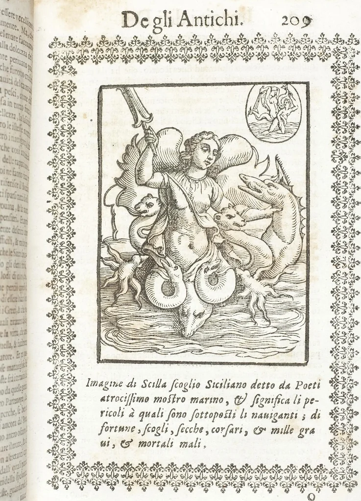 An illustration from Seconda Novissima Editione Delle Imagini De Gli Dei Delli Antichi Di Vicenzo Cartari Reggiano, 1626, leaf 251