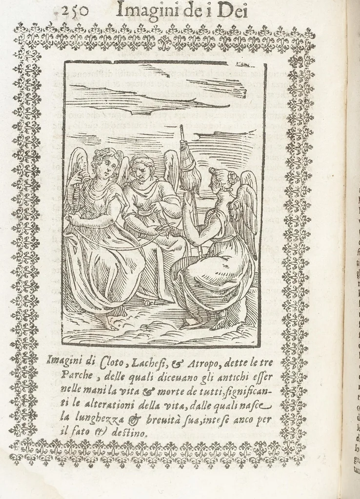 An illustration from Seconda Novissima Editione Delle Imagini De Gli Dei Delli Antichi Di Vicenzo Cartari Reggiano, 1626, leaf 292