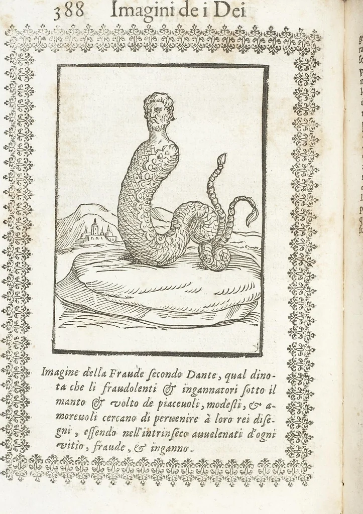An illustration from Seconda Novissima Editione Delle Imagini De Gli Dei Delli Antichi Di Vicenzo Cartari Reggiano, 1626, leaf 430