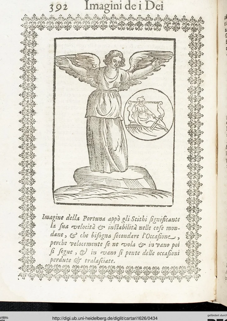 An illustration from Seconda Novissima Editione Delle Imagini De Gli Dei Delli Antichi Di Vicenzo Cartari Reggiano, 1626, leaf 434