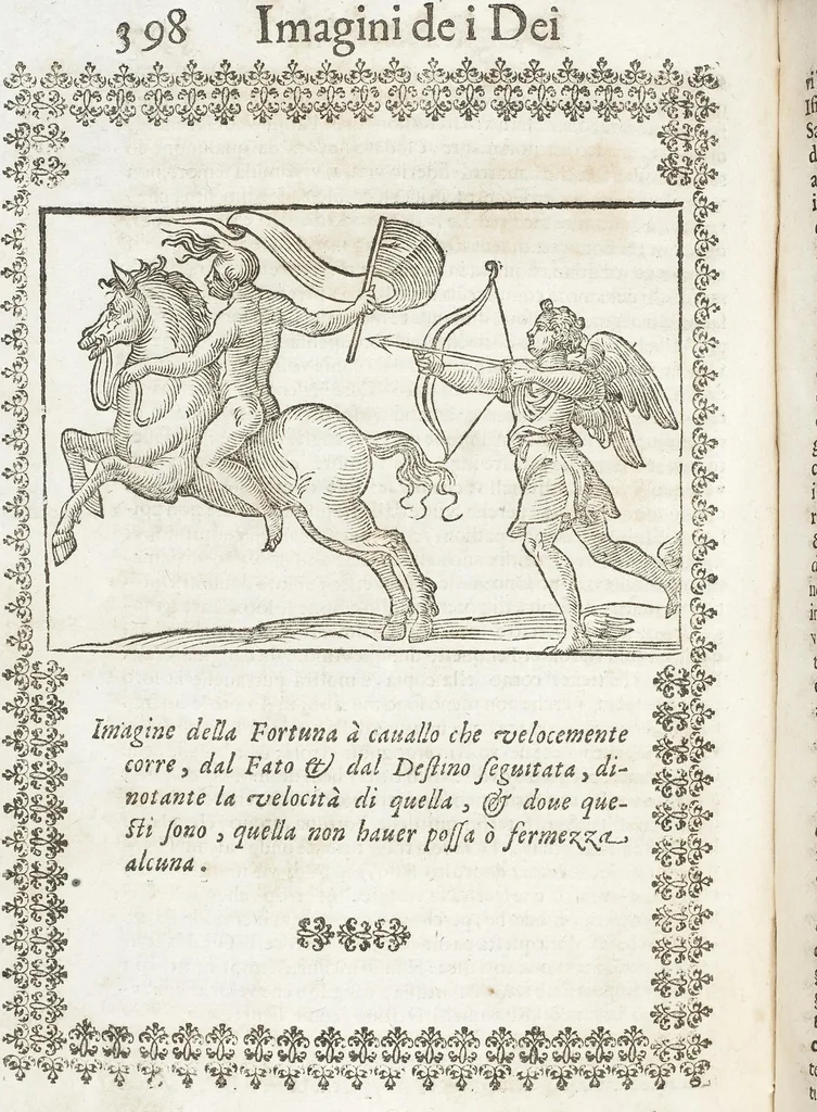 An illustration from Seconda Novissima Editione Delle Imagini De Gli Dei Delli Antichi Di Vicenzo Cartari Reggiano, 1626, leaf 440