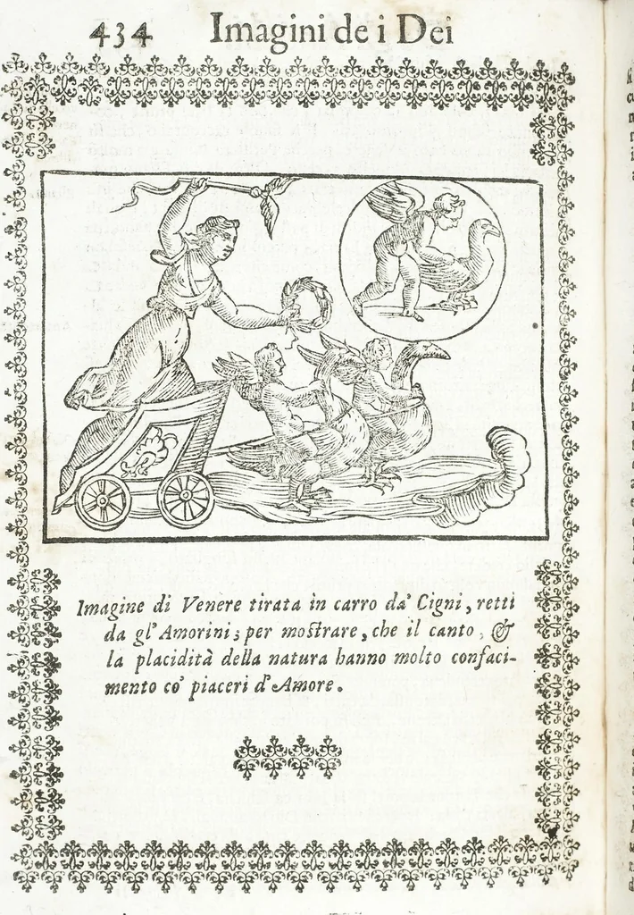 An illustration from Seconda Novissima Editione Delle Imagini De Gli Dei Delli Antichi Di Vicenzo Cartari Reggiano, 1626, leaf 476