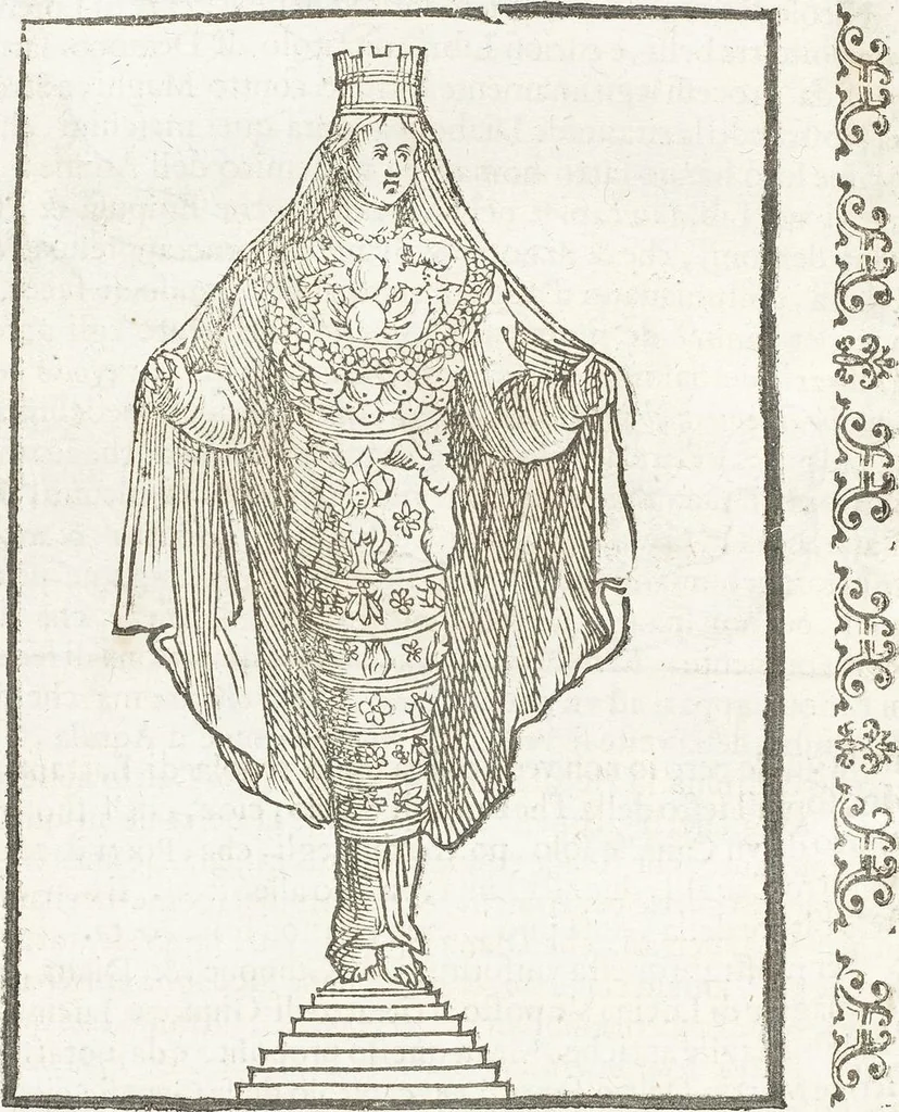 An illustration from Seconda Novissima Editione Delle Imagini De Gli Dei Delli Antichi Di Vicenzo Cartari Reggiano, 1626, leaf 512