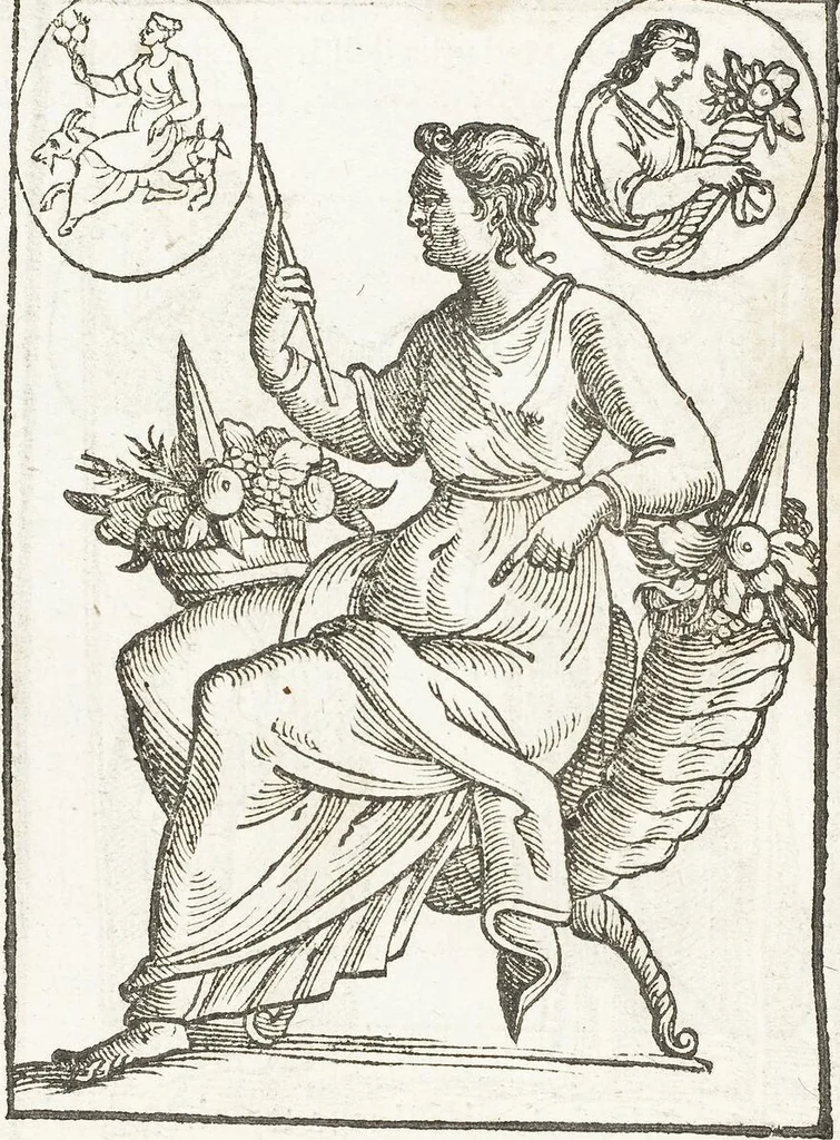 An illustration from Seconda Novissima Editione Delle Imagini De Gli Dei Delli Antichi Di Vicenzo Cartari Reggiano, 1626, leaf 518