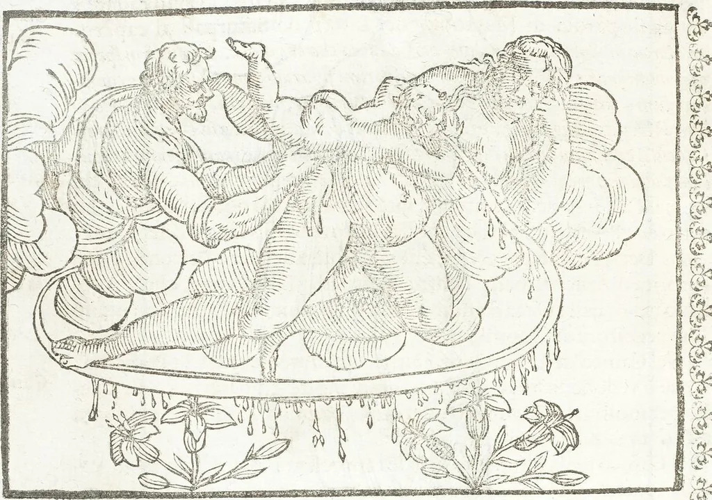 An illustration from Seconda Novissima Editione Delle Imagini De Gli Dei Delli Antichi Di Vicenzo Cartari Reggiano, 1626, leaf 524