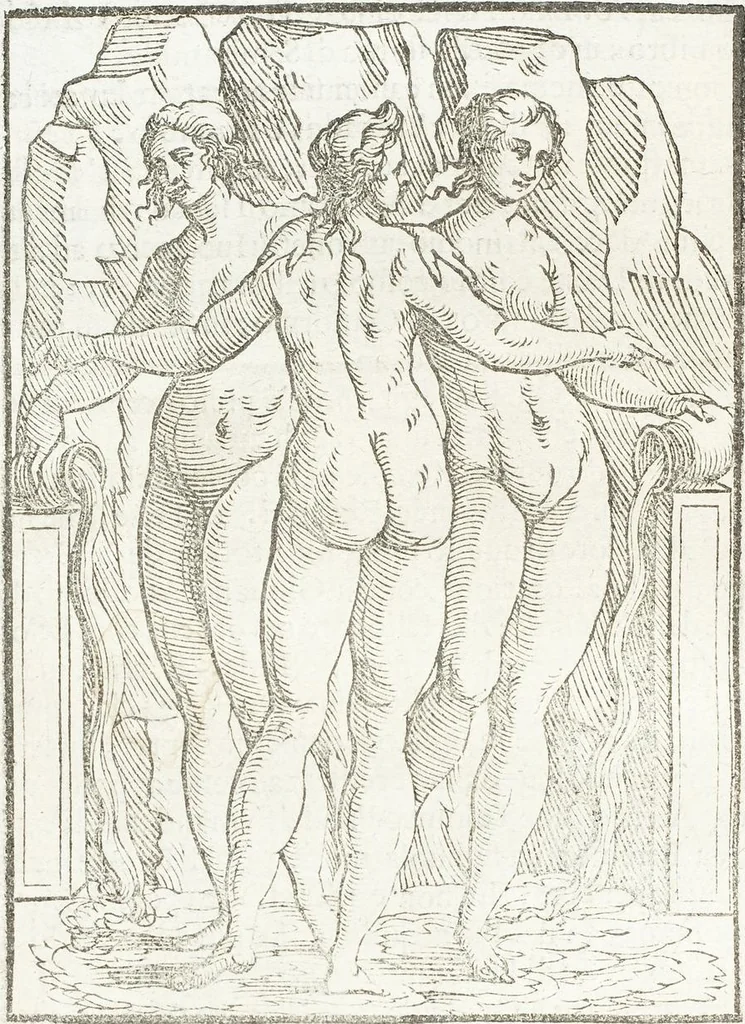 An illustration from Seconda Novissima Editione Delle Imagini De Gli Dei Delli Antichi Di Vicenzo Cartari Reggiano, 1626, leaf 536