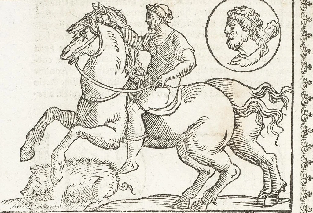 An illustration from Seconda Novissima Editione Delle Imagini De Gli Dei Delli Antichi Di Vicenzo Cartari Reggiano, 1626, leaf 546