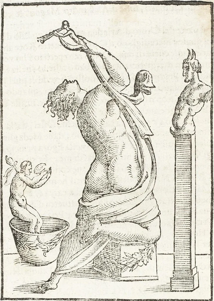 An illustration from Seconda Novissima Editione Delle Imagini De Gli Dei Delli Antichi Di Vicenzo Cartari Reggiano, 1626, leaf 556
