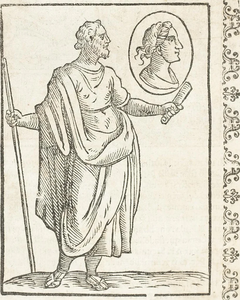 An illustration from Seconda Novissima Editione Delle Imagini De Gli Dei Delli Antichi Di Vicenzo Cartari Reggiano, 1626, leaf 558