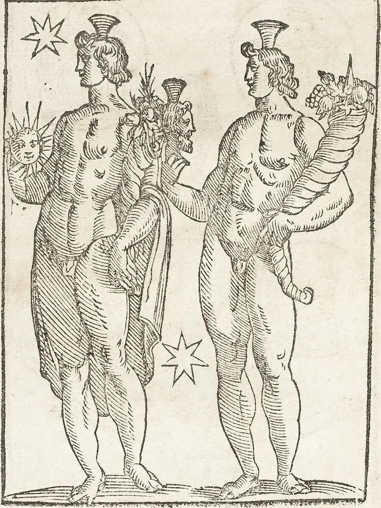 An illustration from Seconda Novissima Editione Delle Imagini De Gli Dei Delli Antichi Di Vicenzo Cartari Reggiano, 1626, leaf 560