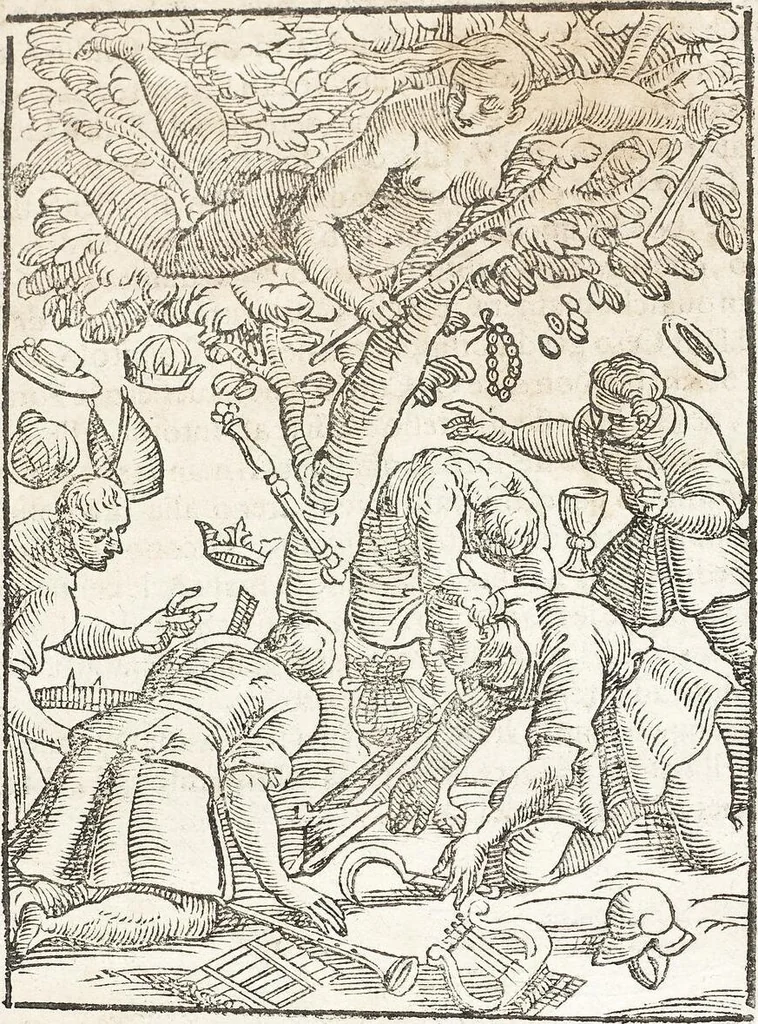 An illustration from Seconda Novissima Editione Delle Imagini De Gli Dei Delli Antichi Di Vicenzo Cartari Reggiano, 1626, leaf 565