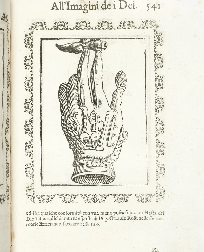 An illustration from Seconda Novissima Editione Delle Imagini De Gli Dei Delli Antichi Di Vicenzo Cartari Reggiano, 1626, leaf 583