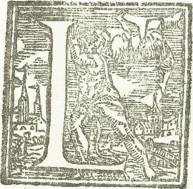 An illustration from Seconda Novissima Editione Delle Imagini De Gli Dei Delli Antichi Di Vicenzo Cartari Reggiano, 1626, leaf 589