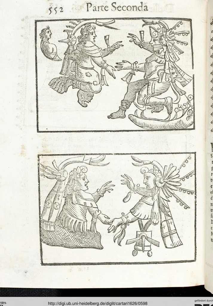 An illustration from Seconda Novissima Editione Delle Imagini De Gli Dei Delli Antichi Di Vicenzo Cartari Reggiano, 1626, leaf 598