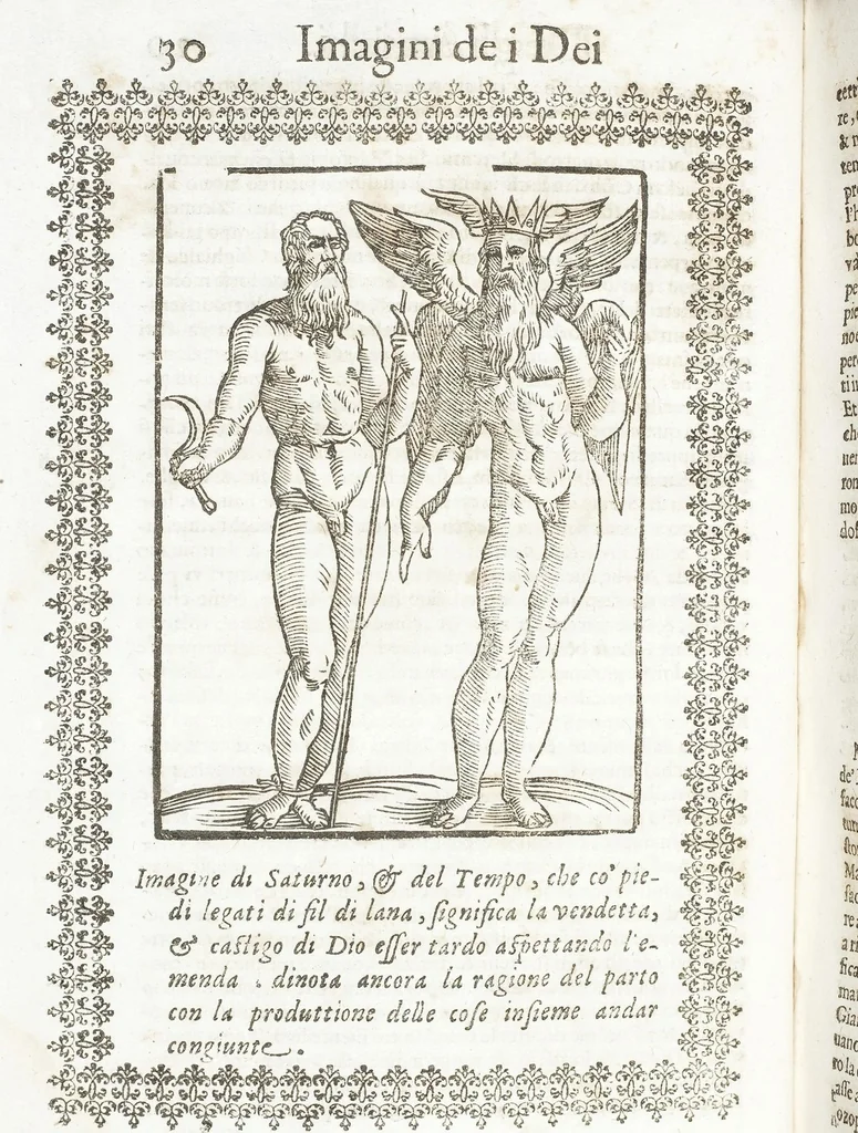 An illustration from Seconda Novissima Editione Delle Imagini De Gli Dei Delli Antichi Di Vicenzo Cartari Reggiano, 1626, leaf 72