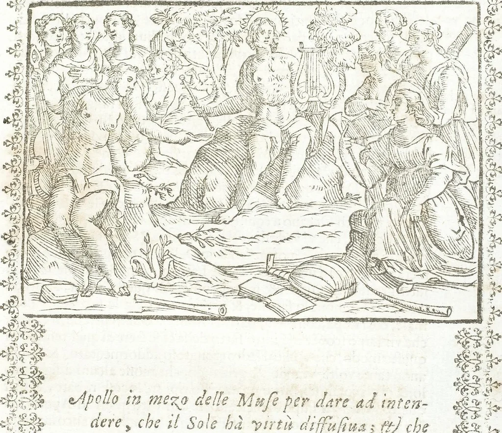 An illustration from Seconda Novissima Editione Delle Imagini De Gli Dei Delli Antichi Di Vicenzo Cartari Reggiano, 1626, leaf 89