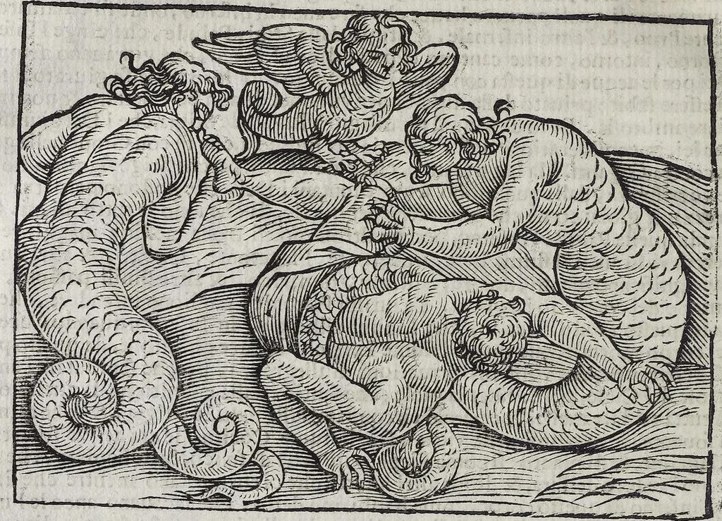 An illustration from Imagini Delli Dei De Gl'Antichi Di Vincenzo Cartari Reggiano: Ridotte da capo à piedi alle loro reali, & non più per l'adietro osseruate simiglianze. Cauate da' Marmi, Bronzi, Medaglie, Gioie, & altre memorie antiche; con esquisito studio, & particolare diligenza Da Lorenzo Pignoria Padoano. Aggionteui le Annotationi del medesimo sopra tutta l'opera ... Con le Allegorie sopra le Imagini di Cesare Malfatti Padoano, migliorate, & accresciute nouamente. Et vn Catalogo di cento più famosi dei della Gentilità. Con l'aggiunta d'vn'altro Catalogo de gl'Autori Antichi, & Moderni ..., 1674, leaf 174