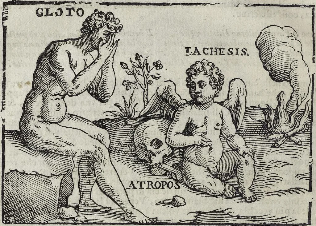 An illustration from Imagini Delli Dei De Gl'Antichi Di Vincenzo Cartari Reggiano: Ridotte da capo à piedi alle loro reali, & non più per l'adietro osseruate simiglianze. Cauate da' Marmi, Bronzi, Medaglie, Gioie, & altre memorie antiche; con esquisito studio, & particolare diligenza Da Lorenzo Pignoria Padoano. Aggionteui le Annotationi del medesimo sopra tutta l'opera ... Con le Allegorie sopra le Imagini di Cesare Malfatti Padoano, migliorate, & accresciute nouamente. Et vn Catalogo di cento più famosi dei della Gentilità. Con l'aggiunta d'vn'altro Catalogo de gl'Autori Antichi, & Moderni ..., 1674, leaf 180