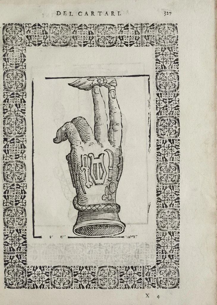 An illustration from Imagini Delli Dei De Gl'Antichi Di Vincenzo Cartari Reggiano: Ridotte da capo à piedi alle loro reali, & non più per l'adietro osseruate simiglianze. Cauate da' Marmi, Bronzi, Medaglie, Gioie, & altre memorie antiche; con esquisito studio, & particolare diligenza Da Lorenzo Pignoria Padoano. Aggionteui le Annotationi del medesimo sopra tutta l'opera ... Con le Allegorie sopra le Imagini di Cesare Malfatti Padoano, migliorate, & accresciute nouamente. Et vn Catalogo di cento più famosi dei della Gentilità. Con l'aggiunta d'vn'altro Catalogo de gl'Autori Antichi, & Moderni ..., 1674, leaf 355