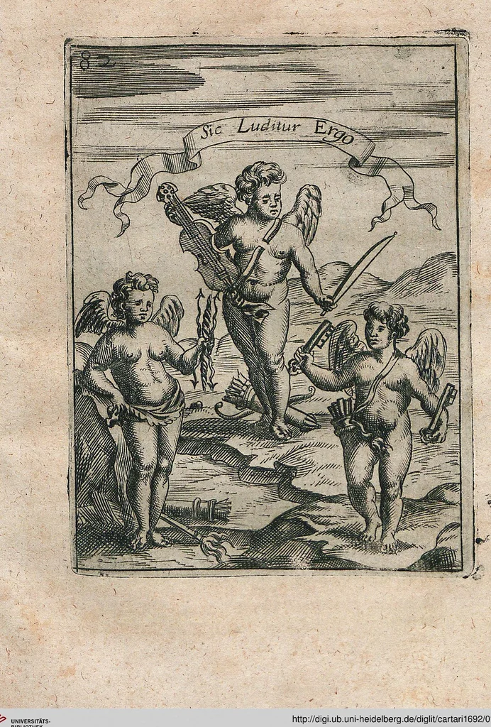 An illustration from Vincentii Chartarii Rhegiensis Neu-eröffneter Götzen-Tempel: Darinnen Durch erklärte Darstellung deroselben erdichtete Gestalt/ die bey dem Heydnischen Götter-Dienst/ vor alten Zeiten gewöhnliche Verehrung/ Anbettung/ und herrliche Kirchen-Gepräng ; Vorgestellet Zu höchst benöthigtem Dienst und augenscheinlichen Vortheil derjenigen/ welche die Geschichte so wol als Gedichte der alten bewehrten Scribenten/ nicht weniger mit Nutzen lesen/ als auch gründlich verstehen wollen, 1692, leaf 175