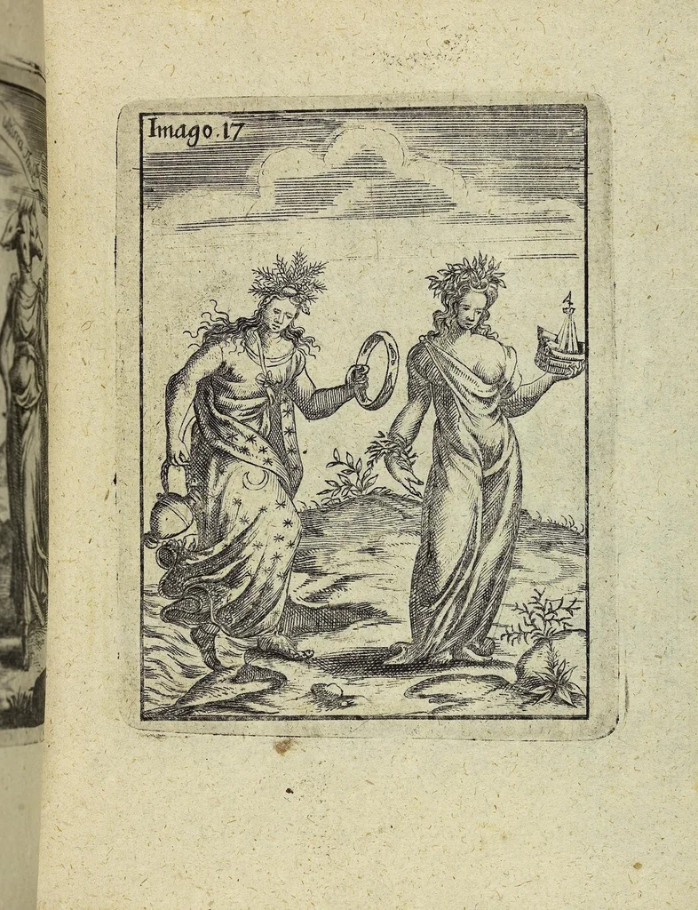 An illustration from Theatrum Ethnico Idololatricum Politico-Historicum Ethnicorum Idololatrias, simulacra, Templa, sacrificia & Deos: Illorum Origines, Ritus, & Caeremonias ..., 1699, leaf 268