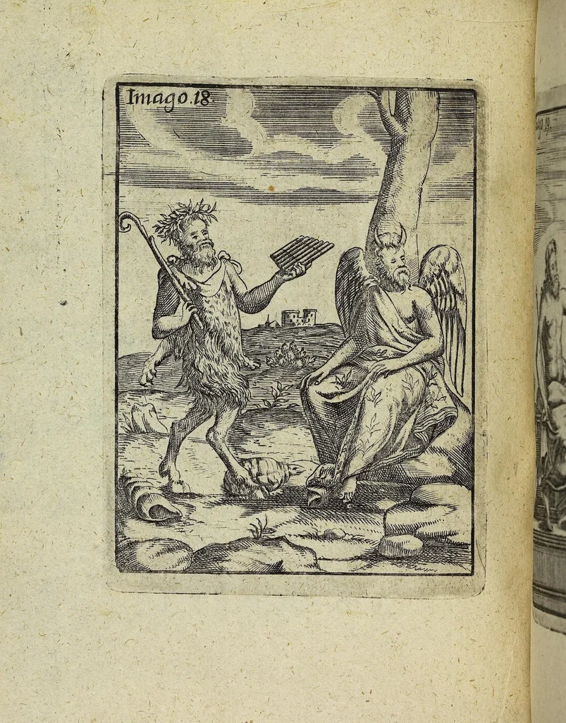 An illustration from Theatrum Ethnico Idololatricum Politico-Historicum Ethnicorum Idololatrias, simulacra, Templa, sacrificia & Deos: Illorum Origines, Ritus, & Caeremonias ..., 1699, leaf 269