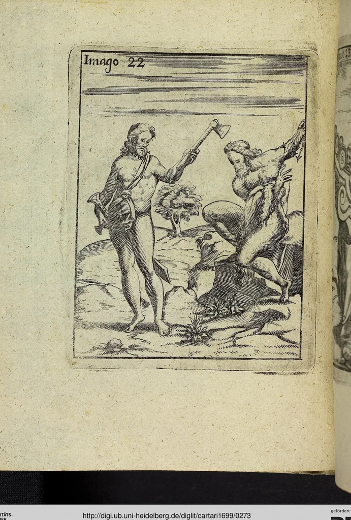 An illustration from Theatrum Ethnico Idololatricum Politico-Historicum Ethnicorum Idololatrias, simulacra, Templa, sacrificia & Deos: Illorum Origines, Ritus, & Caeremonias ..., 1699, leaf 273