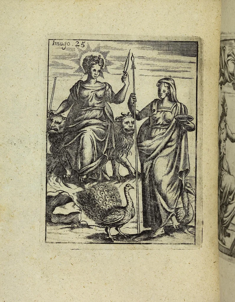An illustration from Theatrum Ethnico Idololatricum Politico-Historicum Ethnicorum Idololatrias, simulacra, Templa, sacrificia & Deos: Illorum Origines, Ritus, & Caeremonias ..., 1699, leaf 276
