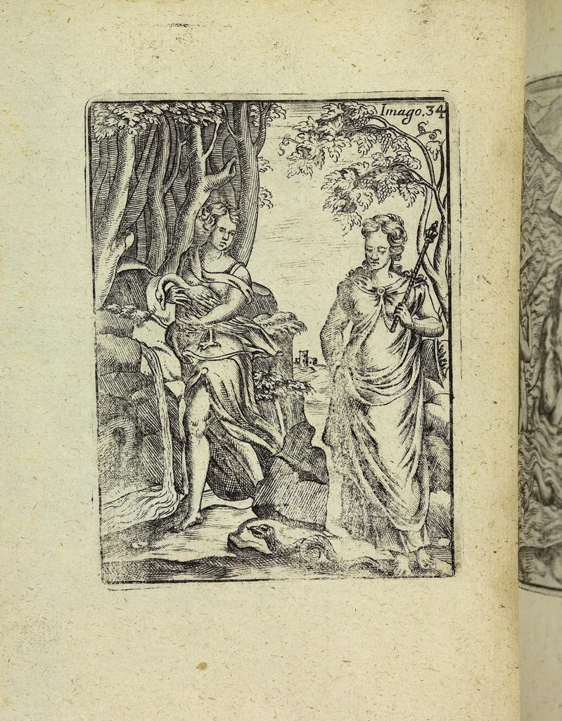 An illustration from Theatrum Ethnico Idololatricum Politico-Historicum Ethnicorum Idololatrias, simulacra, Templa, sacrificia & Deos: Illorum Origines, Ritus, & Caeremonias ..., 1699, leaf 285