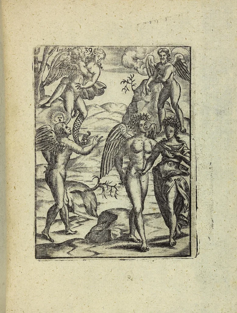 An illustration from Theatrum Ethnico Idololatricum Politico-Historicum Ethnicorum Idololatrias, simulacra, Templa, sacrificia & Deos: Illorum Origines, Ritus, & Caeremonias ..., 1699, leaf 290