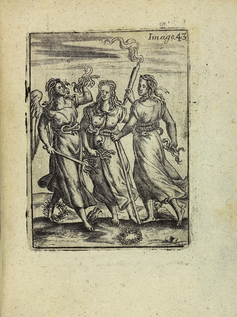 An illustration from Theatrum Ethnico Idololatricum Politico-Historicum Ethnicorum Idololatrias, simulacra, Templa, sacrificia & Deos: Illorum Origines, Ritus, & Caeremonias ..., 1699, leaf 294