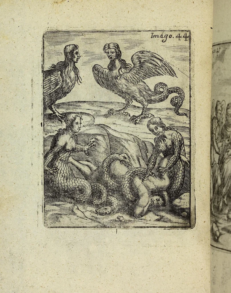 An illustration from Theatrum Ethnico Idololatricum Politico-Historicum Ethnicorum Idololatrias, simulacra, Templa, sacrificia & Deos: Illorum Origines, Ritus, & Caeremonias ..., 1699, leaf 295