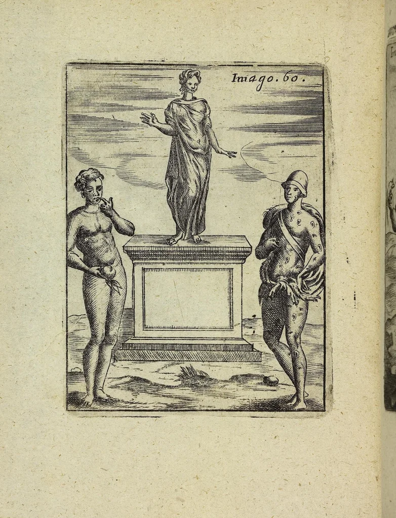 An illustration from Theatrum Ethnico Idololatricum Politico-Historicum Ethnicorum Idololatrias, simulacra, Templa, sacrificia & Deos: Illorum Origines, Ritus, & Caeremonias ..., 1699, leaf 311