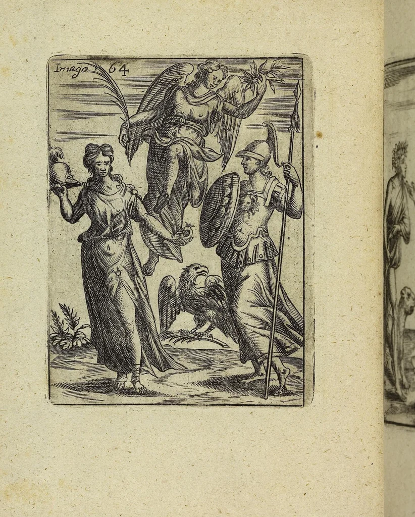 An illustration from Theatrum Ethnico Idololatricum Politico-Historicum Ethnicorum Idololatrias, simulacra, Templa, sacrificia & Deos: Illorum Origines, Ritus, & Caeremonias ..., 1699, leaf 315