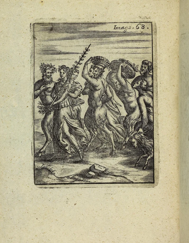 An illustration from Theatrum Ethnico Idololatricum Politico-Historicum Ethnicorum Idololatrias, simulacra, Templa, sacrificia & Deos: Illorum Origines, Ritus, & Caeremonias ..., 1699, leaf 319