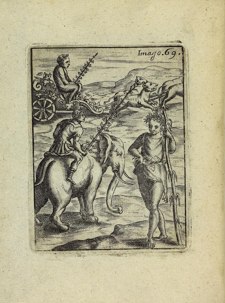 An illustration from Theatrum Ethnico Idololatricum Politico-Historicum Ethnicorum Idololatrias, simulacra, Templa, sacrificia & Deos: Illorum Origines, Ritus, & Caeremonias ..., 1699, leaf 320
