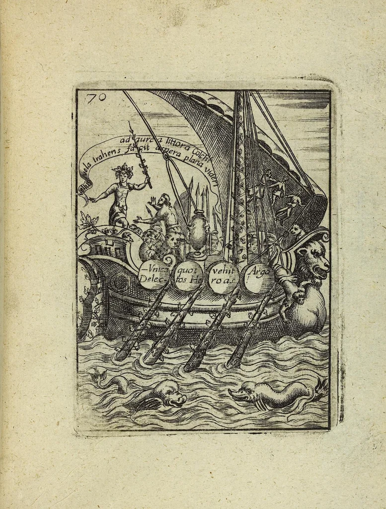 An illustration from Theatrum Ethnico Idololatricum Politico-Historicum Ethnicorum Idololatrias, simulacra, Templa, sacrificia & Deos: Illorum Origines, Ritus, & Caeremonias ..., 1699, leaf 321