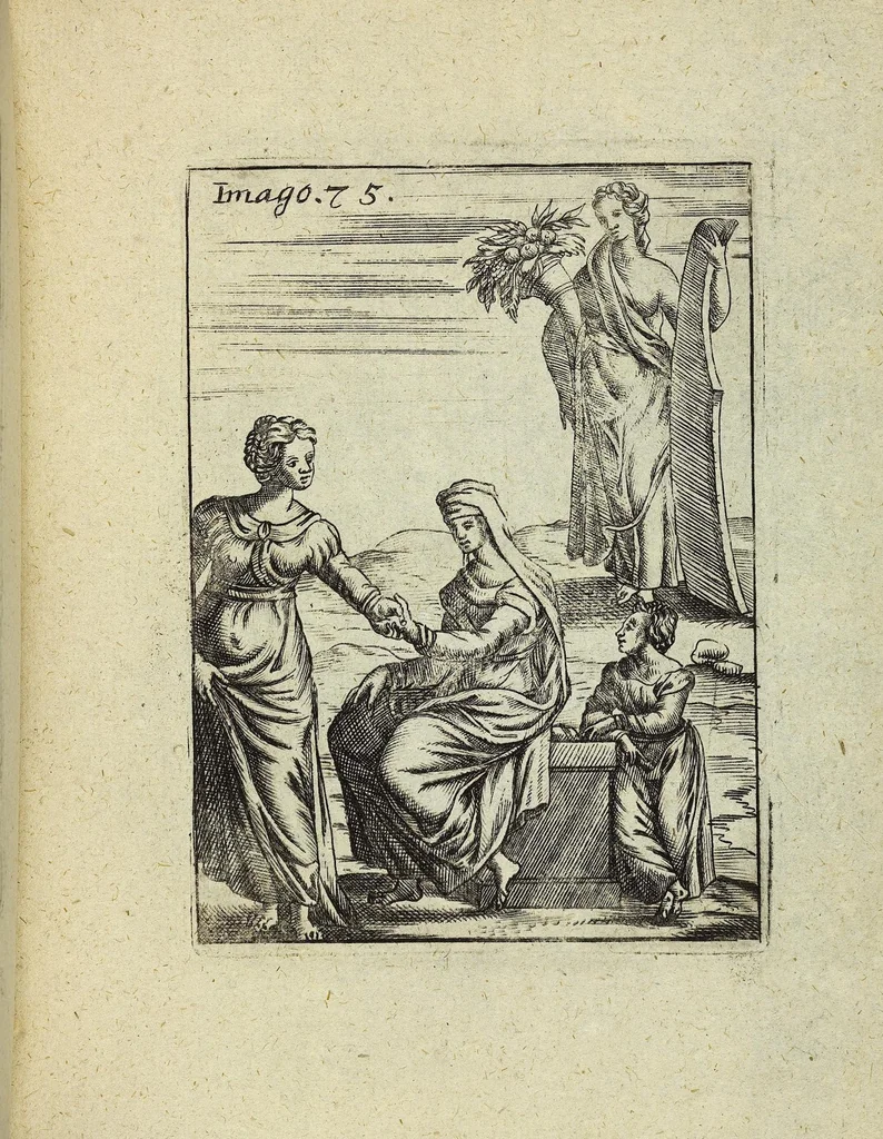 An illustration from Theatrum Ethnico Idololatricum Politico-Historicum Ethnicorum Idololatrias, simulacra, Templa, sacrificia & Deos: Illorum Origines, Ritus, & Caeremonias ..., 1699, leaf 326