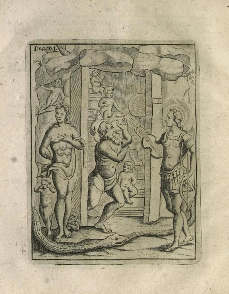 An illustration from Deliciae Cranachianæ, Oder Vlrich von Cranachs/ weiland Obristen und General-Ingenieurs, Rare und Kunstreiche Fried- und Krieges-Inventiones: bestehende in XI. Kupfferstiche. Anitzo Allen Liebhabern der Artollerey zu sonderbaren Gefallen/ auff vieler Anhalten offentlich ans Licht gebracht, 1672, leaf 204