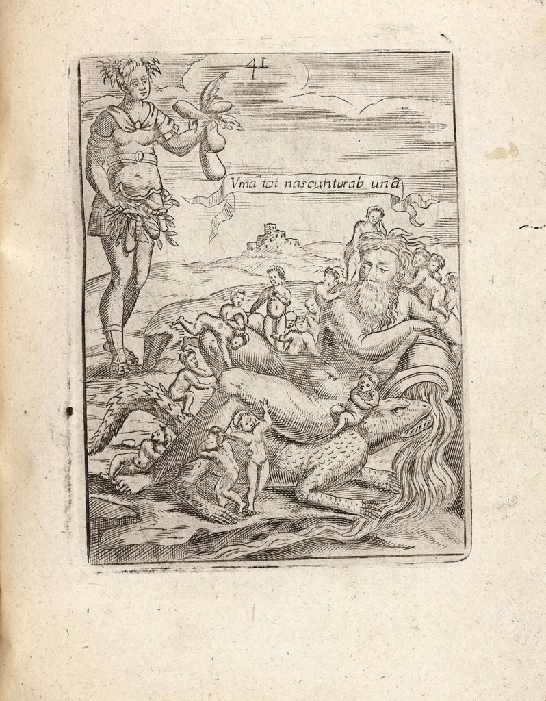 An illustration from Deliciae Cranachianæ, Oder Vlrich von Cranachs/ weiland Obristen und General-Ingenieurs, Rare und Kunstreiche Fried- und Krieges-Inventiones: bestehende in XI. Kupfferstiche. Anitzo Allen Liebhabern der Artollerey zu sonderbaren Gefallen/ auff vieler Anhalten offentlich ans Licht gebracht, 1672, leaf 283