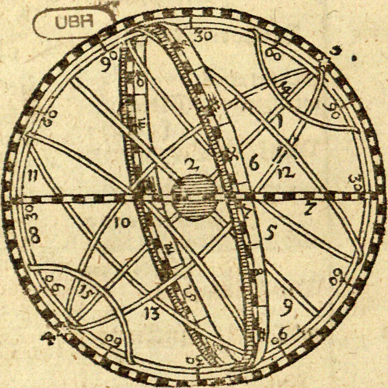 An illustration from Joh. Amos Comenii Orbis Sensualium Pictus: Hoc est: Omnium fundamentalium in mondo rerum, & in vita actionum, Pictura & Nomenclatura, 1698, leaf 212
