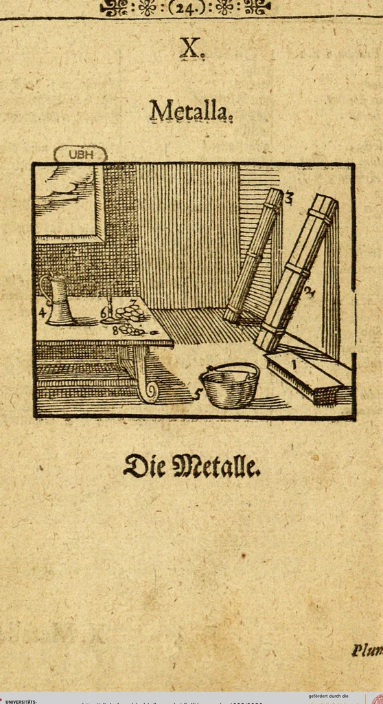 An illustration from Joh. Amos Comenii Orbis Sensualium Pictus: Hoc est: Omnium fundamentalium in mondo rerum, & in vita actionum, Pictura & Nomenclatura, 1698, leaf 26