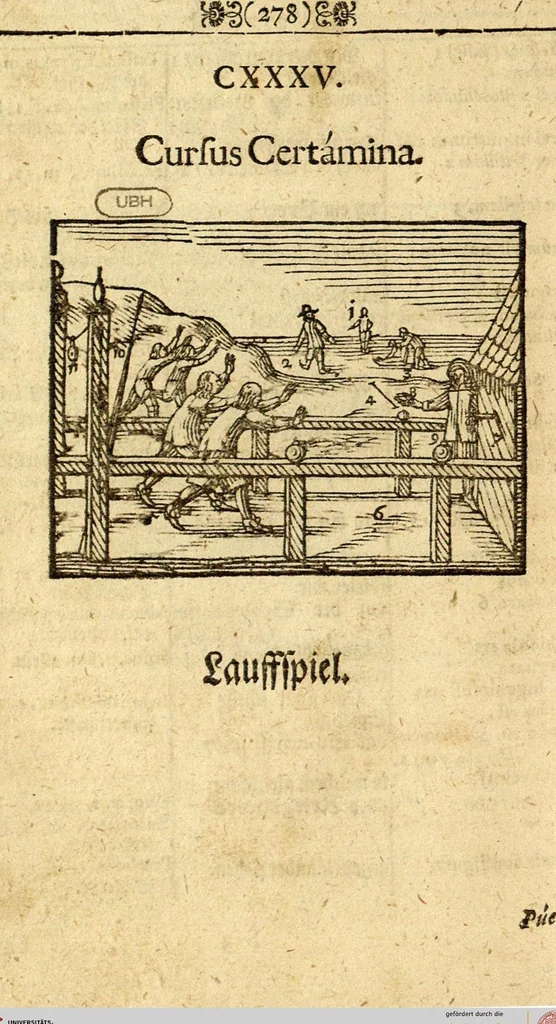 An illustration from Joh. Amos Comenii Orbis Sensualium Pictus: Hoc est: Omnium fundamentalium in mondo rerum, & in vita actionum, Pictura & Nomenclatura, 1698, leaf 280