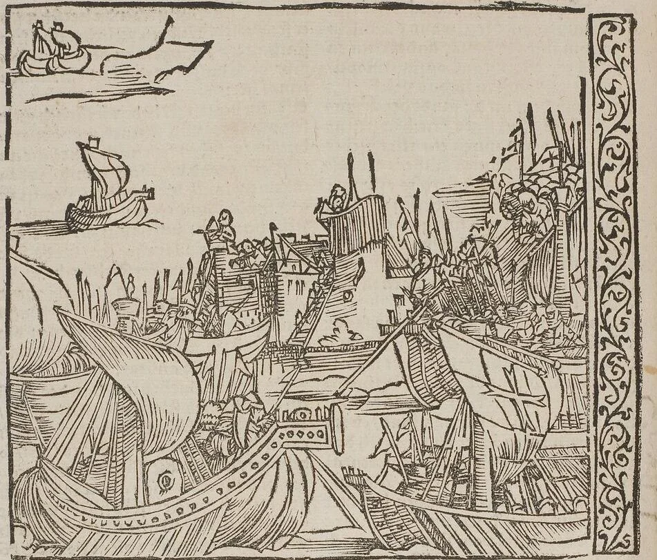An illustration from Johann Lange ; Giovanni Boccaccio (Druck) ; Johannes Adelphus (Druck) ; Thomas Lirer (Druck) ; Johannes de Capua (Druck) ; Jacobus de Cessolis (Druck), leaf 172