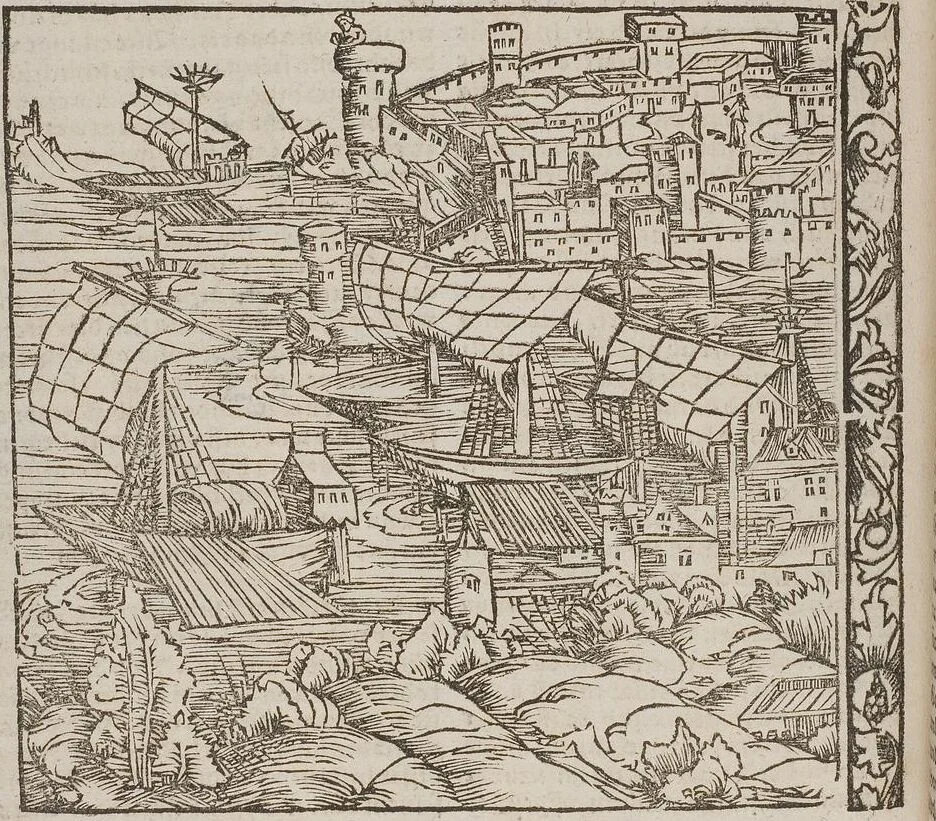 An illustration from Johann Lange ; Giovanni Boccaccio (Druck) ; Johannes Adelphus (Druck) ; Thomas Lirer (Druck) ; Johannes de Capua (Druck) ; Jacobus de Cessolis (Druck), leaf 182