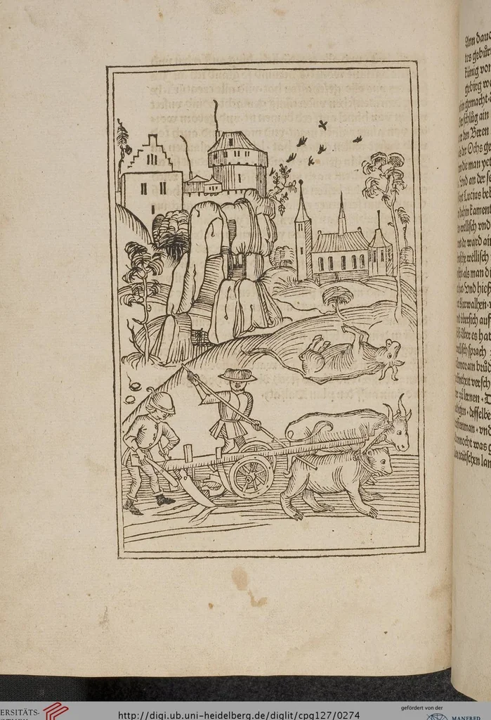 An illustration from Johann Lange ; Giovanni Boccaccio (Druck) ; Johannes Adelphus (Druck) ; Thomas Lirer (Druck) ; Johannes de Capua (Druck) ; Jacobus de Cessolis (Druck), leaf 274