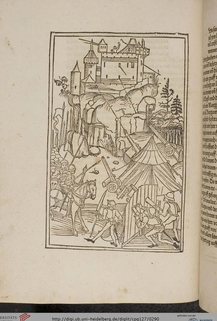 An illustration from Johann Lange ; Giovanni Boccaccio (Druck) ; Johannes Adelphus (Druck) ; Thomas Lirer (Druck) ; Johannes de Capua (Druck) ; Jacobus de Cessolis (Druck), leaf 290